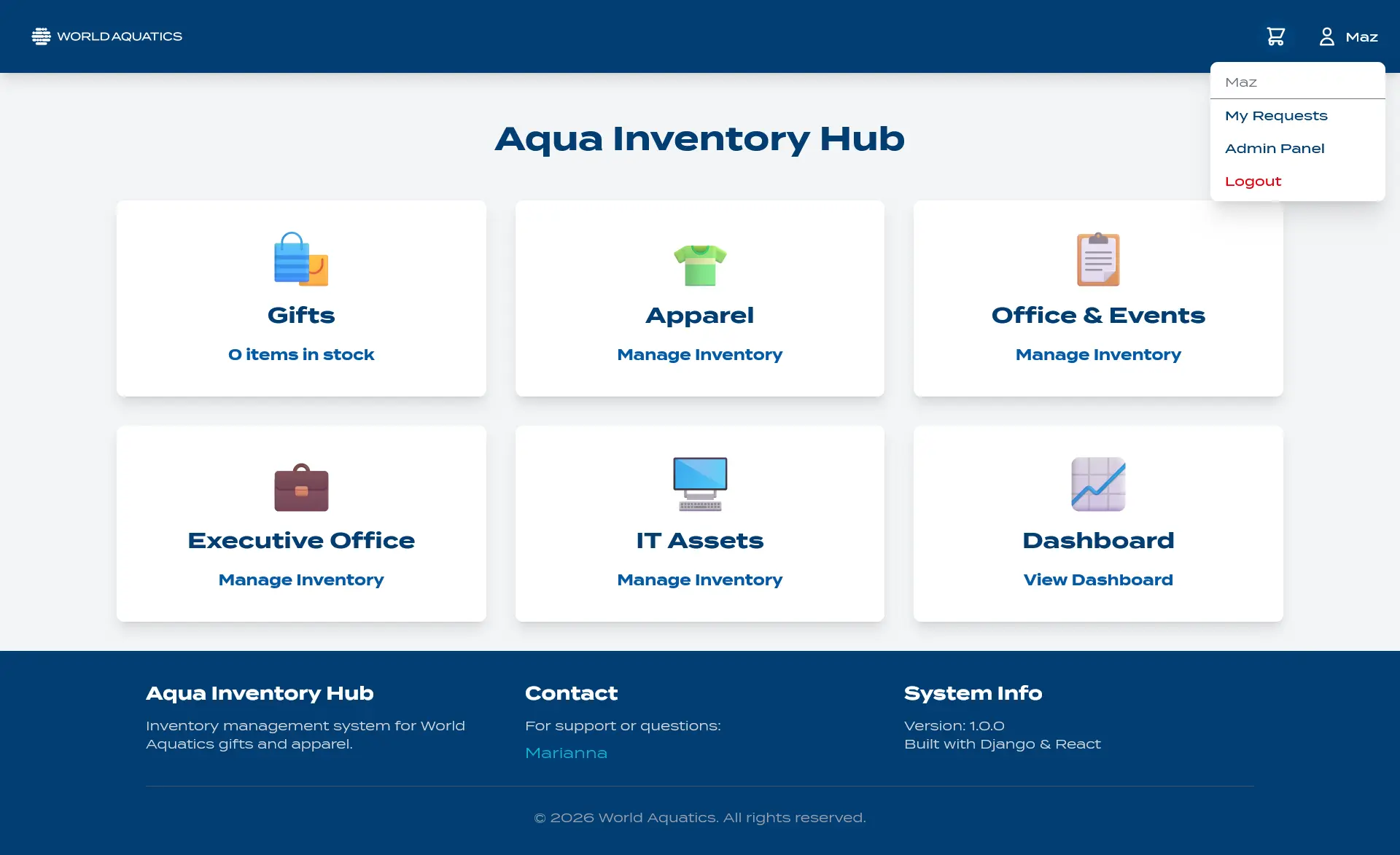 Aqua Inventory Hub